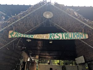 Entrance's sign at Eastern Lanka in Trincomalee