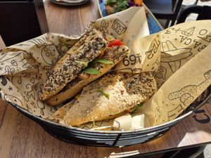 Black Jack vegan at Andrea's Brunch in Tarifa