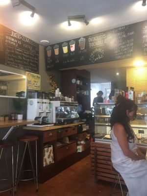 Interior of The place  at Andrea's Brunch in Tarifa