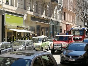 Once, there was a little fire 🚒 not the usual sight at Suppenwirtschaft in Vienna