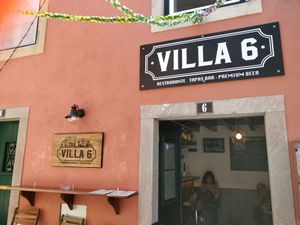 Front door at Villa 6 in Sintra