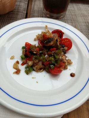 Grilled vegetables at Villa 6 in Sintra