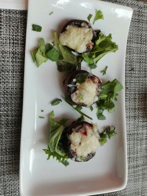 Mushroom and cheese 9€ at Villa 6 in Sintra