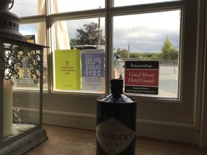 Pro-bloodsports sticker in the window :( at George and Dragon in Penrith