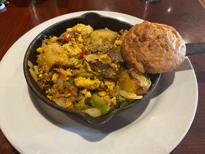 Breakfast skillet  at Ethos Vegan Kitchen in Winter Park