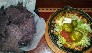 Vegan Mexican dip. 2019 at Ethos Vegan Kitchen in Winter Park