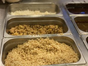 3 types of rice! lentil rice option is my fav!  at Ethos Vegan Kitchen in Winter Park