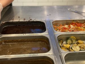 multiple topping options,a FEAST!  at Ethos Vegan Kitchen in Winter Park