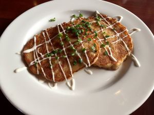 Boxty! (potato pancakes) at Ethos Vegan Kitchen in Winter Park
