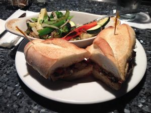 What's the Dilly, Philly!! (vegan philly cheese steak) at Ethos Vegan Kitchen in Winter Park