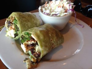 Coconut curry wrap at Ethos Vegan Kitchen in Winter Park
