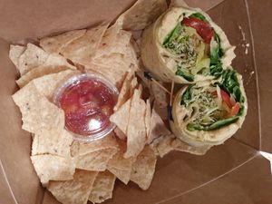 Hippie wrap at Ethos Vegan Kitchen in Winter Park