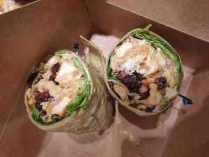 Coconut curry wrap at Ethos Vegan Kitchen in Winter Park
