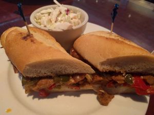 Philly sandwich at Ethos Vegan Kitchen in Winter Park