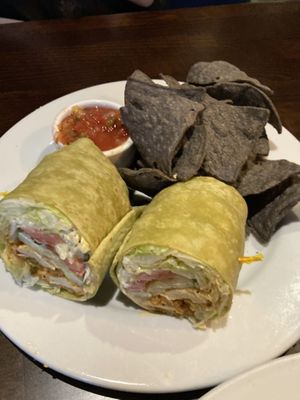 Buffalo chicken wrap  at Ethos Vegan Kitchen in Winter Park