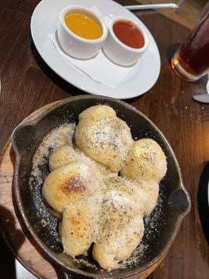 Garlic knots  at Ethos Vegan Kitchen in Winter Park