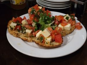 Bruschetta at Ethos Vegan Kitchen in Winter Park