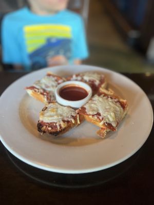 Kids pizza bread   at Ethos Vegan Kitchen in Winter Park