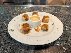 Sausage rolls appetizer at Ethos Vegan Kitchen in Winter Park