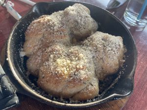 Amazing garlic knots! So light and crispy.  at Ethos Vegan Kitchen in Winter Park