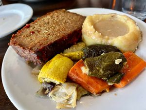 “Meatloaf” my favorite. at Ethos Vegan Kitchen in Winter Park