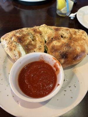 Calzone  at Ethos Vegan Kitchen in Winter Park