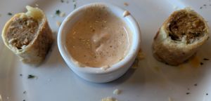 Oops! Reviewer mistake.  Sausage roll half eaten. at Ethos Vegan Kitchen in Winter Park