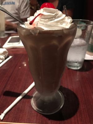 this chocolate milk shake was amazing!  at Ethos Vegan Kitchen in Winter Park