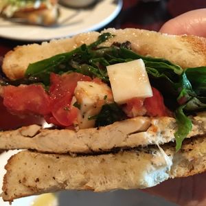 The Chickun Bruschetta Sandwich at Ethos Vegan Kitchen in Winter Park