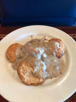 Vegan sausage and gravy at Ethos Vegan Kitchen in Winter Park