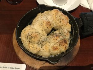 Garlic Knots (I highly suggest them!!) at Ethos Vegan Kitchen in Winter Park