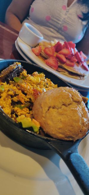 Breakfast skillet at Ethos Vegan Kitchen in Winter Park