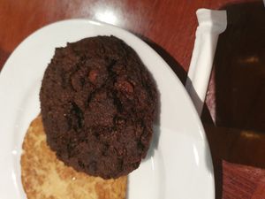 Double chocolate cookie  at Ethos Vegan Kitchen in Winter Park
