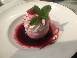 Vegan semifreddo  at Pizza Express in Cirencester