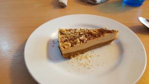 vegan cheese cake at The Art House Performance Venue & Social Centre in Southampton
