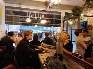 Inside at FLFL in Groningen