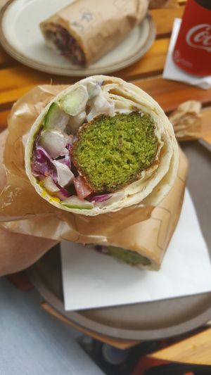 falafel wrap (regular size) at FLFL in Groningen