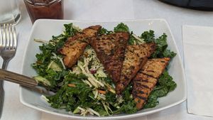 Kale salad with tempeh at Cafe Metro in Denville