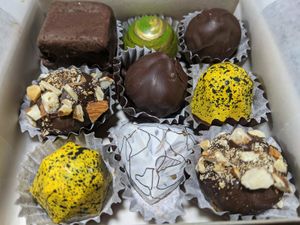 Mixed chocolate box. at Zatua Miski in Cuenca