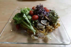 Waffle at Zatua Miski in Cuenca