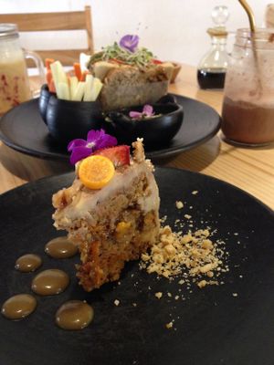 carrot cake at Zatua Miski in Cuenca