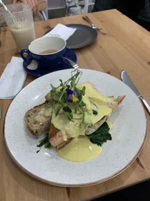 The tofu florentine. I also had the Apple protein smoothie which was absolutely delicious. at 269 Vegan in Perth