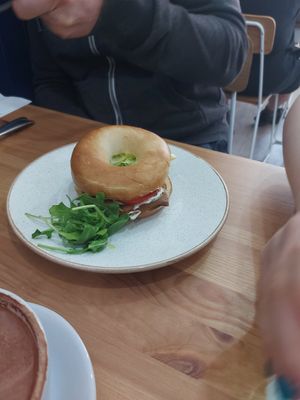 LGBT bagel at 269 Vegan in Perth