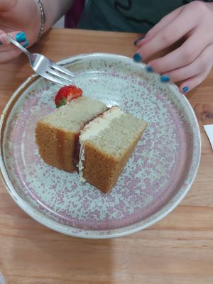 Victoria sponge at 269 Vegan in Perth