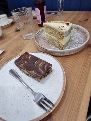 Lemon cake and Tiffin at 269 Vegan in Perth