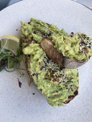 Avocado on toast at 269 Vegan in Perth