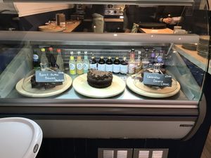 Cake counter at 269 Vegan in Perth