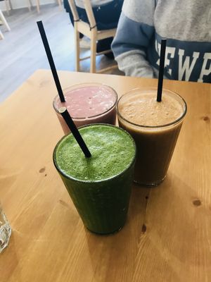 3 smoothie options! at 269 Vegan in Perth