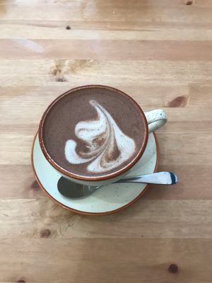 Mint hot chocolate  at 269 Vegan in Perth