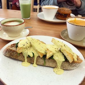 Tofu florentine!! Favourite thing on the menu at 269 Vegan in Perth